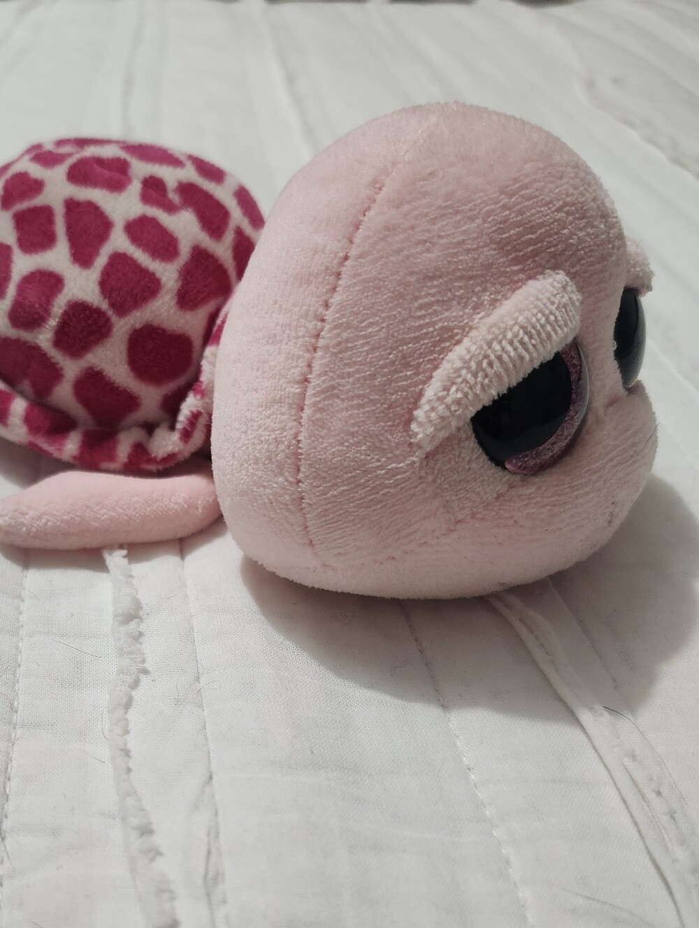 Ty Beanie Boos 5" Pink Stuffed Plush Toy Turtle - 'Shellby'